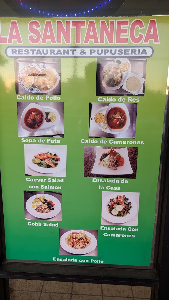 La Santaneca Pupusería Menu - Image 5